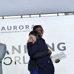 Students Celebrating the Award