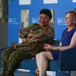 Leymah Gbowee and Alice Greenwald