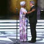 George Clooney congratulates Marguerite Barankitse