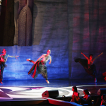 Dancers perform at the Aurora Prize ceremony