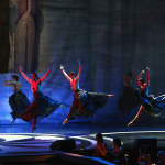 Dancers perform at the Aurora Prize ceremony