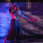 Dancers perform at the Aurora Prize ceremony