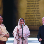 Leymah Gbowee, Syeda Ghulam Fatima and Vartan Gregorian