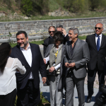 George Clooney and Ruben Vardanyan visit UWC Dilijan