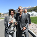 Veronika Zonabend and George Clooney