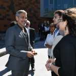 Selection Committee Co-Chair George Clooney at UWC Dilijan
