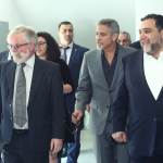 George Clooney and special guests visit UWC Dilijan