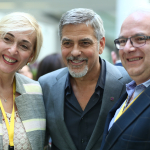 George Clooney and special guests visit UWC Dilijan
