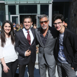 George Clooney meets UWC Dilijan students