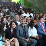 George Clooney meets UWC Dilijan students
