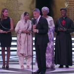 Clooney announces the first-ever Aurora Prize Laureate