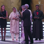 Clooney announces the first-ever Aurora Prize Laureate